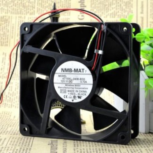 NMB 4715KL-04W-B30 DC12V 0.72A 2-lines cooling fan NMB 4715KL-04W-B30 DC12V 0.72A 2-lines cooling fan