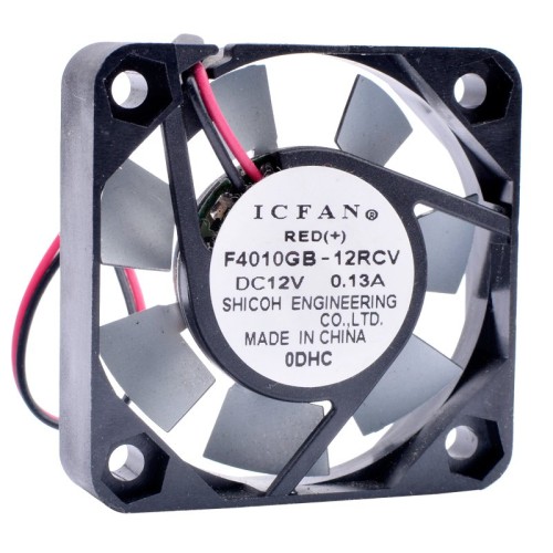 ICFAN F4010GB-12RCV DC12V 0.13A high temperature resistant cooling fan ICFAN F4010GB-12RCV DC12V 0.13A high temperature resistant cooling fan