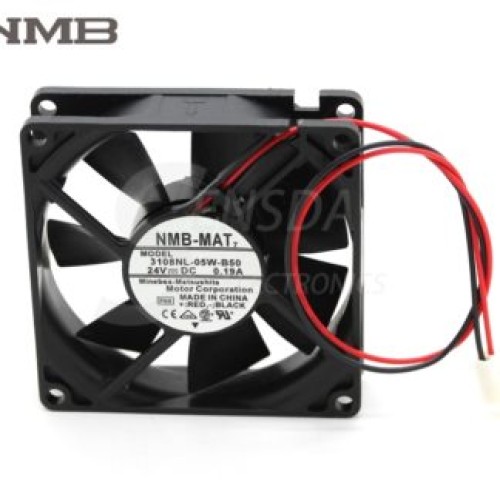 NMB 3108NL-05W-B50 DC24V 0.22A 3Wire axial Cooling Fan NMB 3108NL-05W-B50 DC24V 0.22A 3Wire axial Cooling Fan