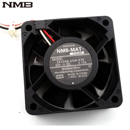 NMB 2410SB-05W-S79 DC 24V 0.17A inverter cooling fan NMB 2410SB-05W-S79 DC 24V 0.17A inverter cooling fan