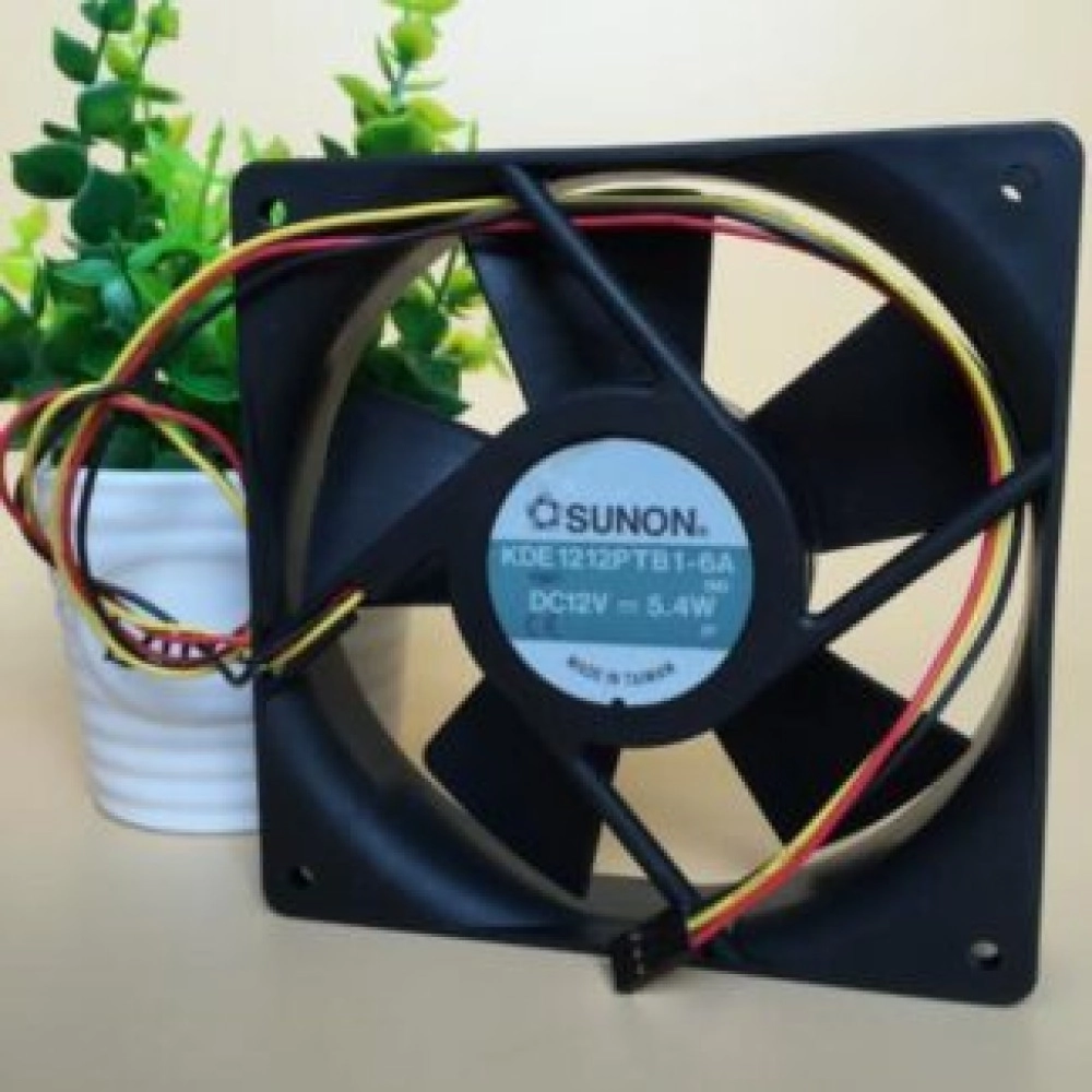 SUNON KDE1212PTB1-6A DC12V 5.4W  3-wire Dual Ball Cooling Cooling Fan