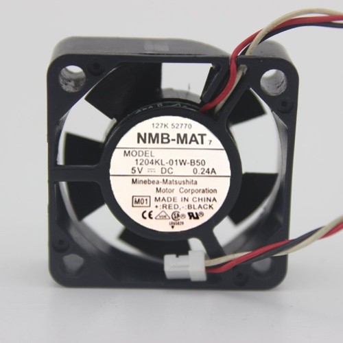NMB 1204KL-01W-B50 3CM 5V 0.24A large air volume cooling fan NMB 1204KL-01W-B50 3CM 5V 0.24A large air volume cooling fan