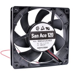 Sanyo 9GH1212C402 12CM  DC12V 0.21A server cooling fan