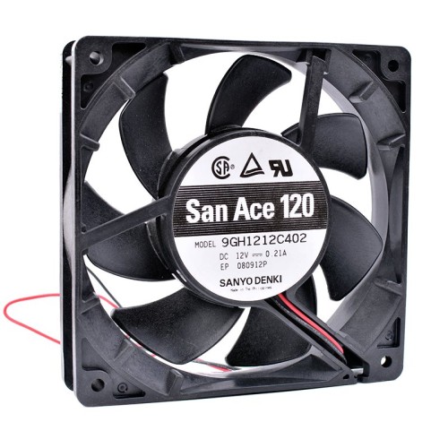 Sanyo 9GH1212C402 12CM DC12V 0.21A server cooling fan Sanyo 9GH1212C402 12CM DC12V 0.21A server cooling fan