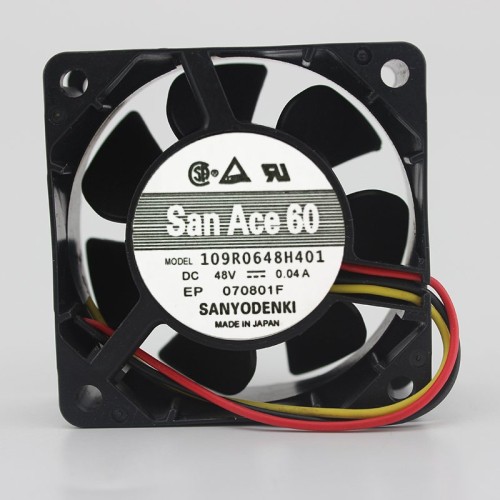 SANYODENKI 109R0648H401 DC 48V 0.04A cooling fan SANYODENKI 109R0648H401 DC 48V 0.04A cooling fan