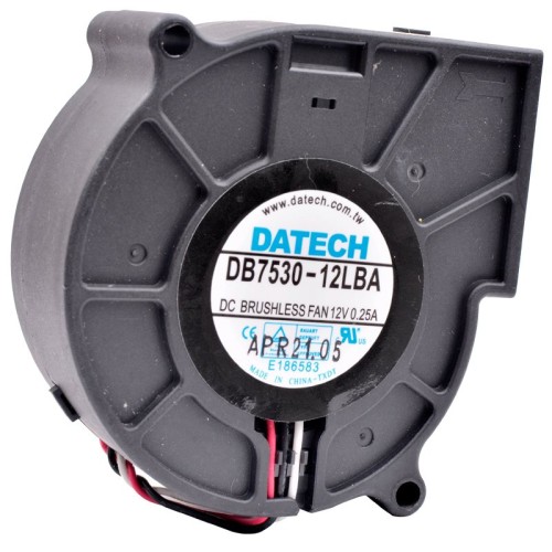 DB7530-12LBA DC12V 0.25A double ball centrifugal turbo blower cooling fan DB7530-12LBA DC12V 0.25A double ball centrifugal turbo blower cooling fan