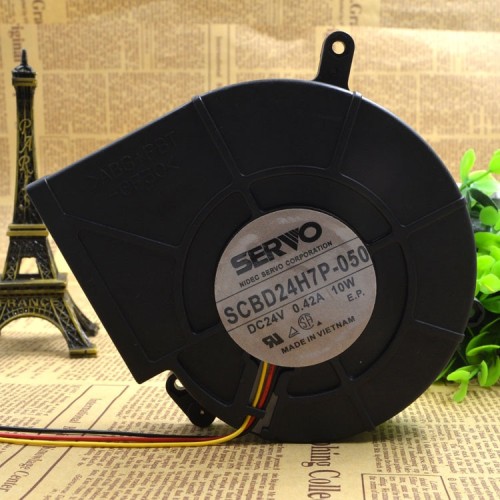 SERVO SCBD24H7P-050 DC24V 10W 3-wire cooling fan SERVO SCBD24H7P-050 DC24V 10W 3-wire cooling fan