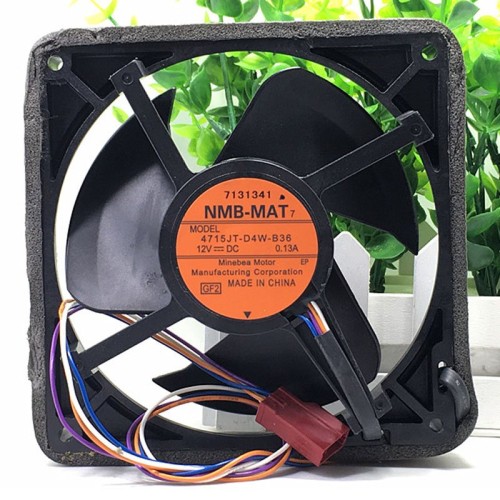 NMB 4715JT-D4W-B36 DC12V 0.13A 12-m refrigerator cooling fan NMB 4715JT-D4W-B36 DC12V 0.13A 12-m refrigerator cooling fan