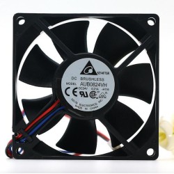 delta AUB0824VH DC24V 0.21A  8CM  3-wire cooling fan