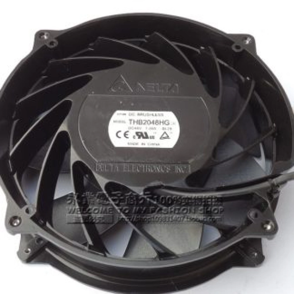 Delta THB2048HG -BL28 DC 48V 7.00A  4-wire Server Round Fan