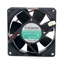 SUNON KDE2408PTB1-6A DC24V 3.4W 2-wire inverter cooling fan