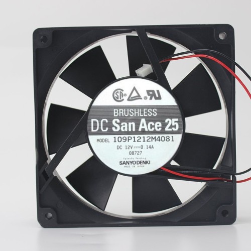 Sanyo 109P1212M4081 12V 0.14A 12CM Cooling fan Sanyo 109P1212M4081 12V 0.14A 12CM Cooling fan