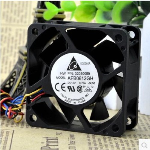 Delta AFB0612GH 6CM 12V 0.72A 4-line PWM flow fan Delta AFB0612GH 6CM 12V 0.72A 4-line PWM flow fan