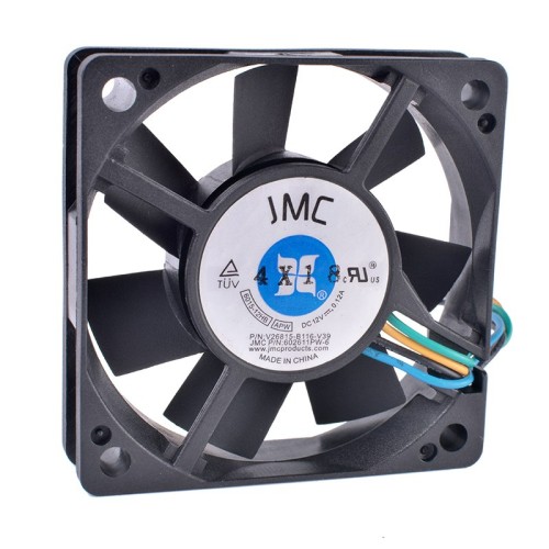 JMC 6015-12HB DC12V 0.12A 4-wire CPU cooling fan JMC 6015-12HB DC12V 0.12A 4-wire CPU cooling fan