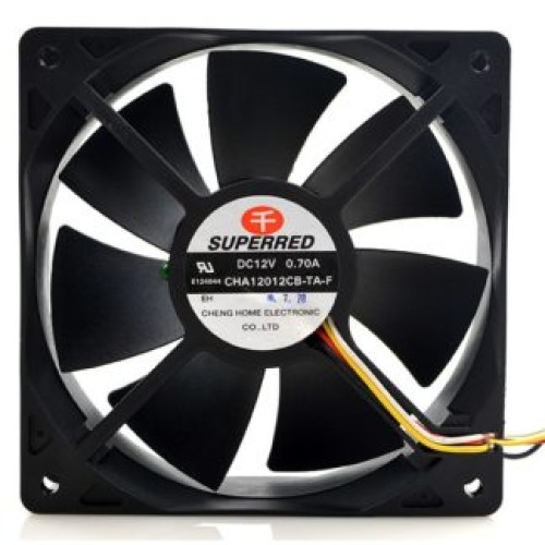 SUPERRED CHA112CB-TA-F 12V 0.70A 12CM 4-wire cooling fan SUPERRED CHA112CB-TA-F 12V 0.70A 12CM 4-wire cooling fan