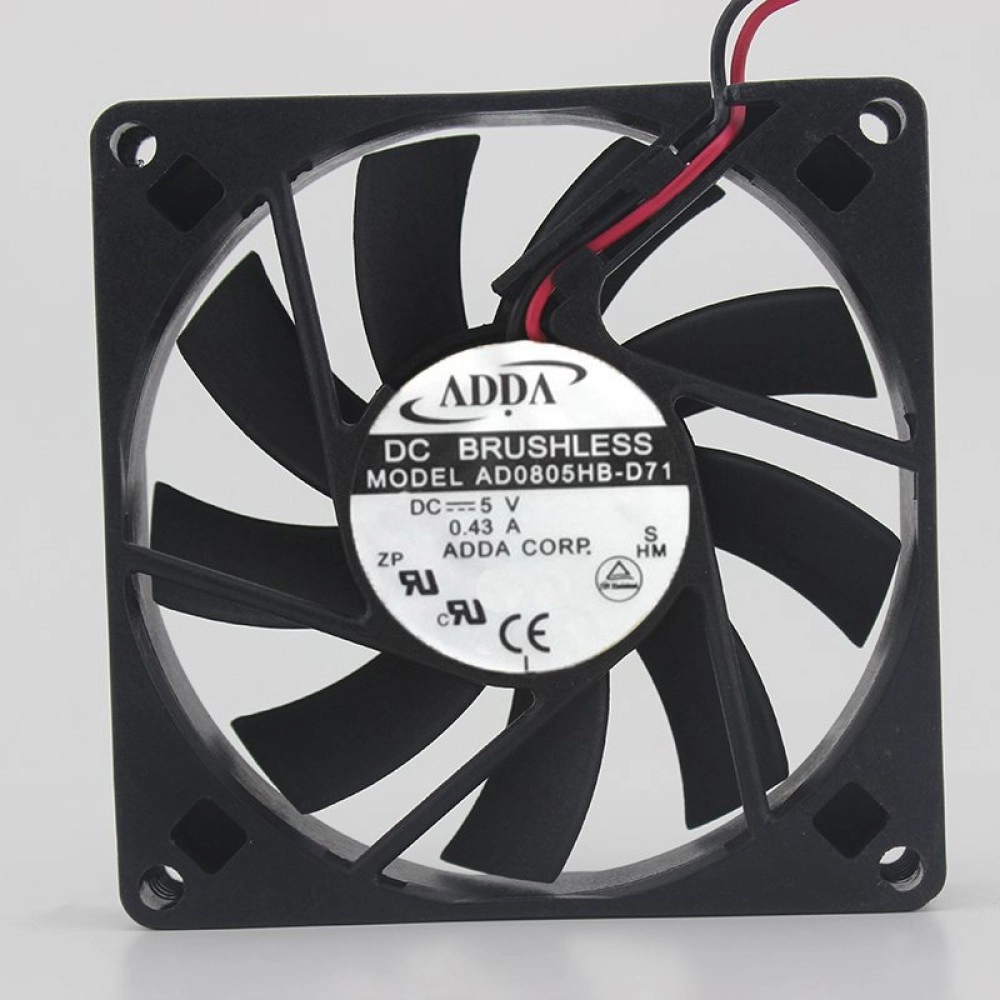 ADDA AD0805HB-D71 DC5V 0.43A chassis cooling fan