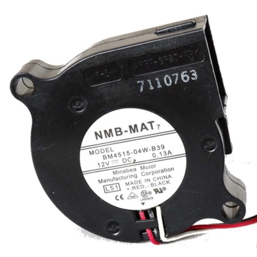 NMB BM4515-04W-B39 DC12V 0.13A ball bearing centrifugal cooling fan NMB BM4515-04W-B39 DC12V 0.13A ball bearing centrifugal cooling fan