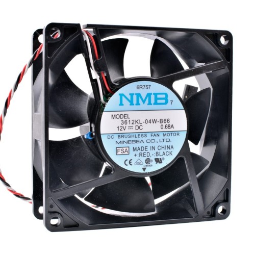 NMB 3612KL-04W-B66 12VDC 0.68A Double ball cooling fan NMB 3612KL-04W-B66 12VDC 0.68A Double ball cooling fan