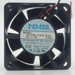 NMB-MAT  2410ML-04W-B60 12VDC 0.40A  60×60×25  fan
