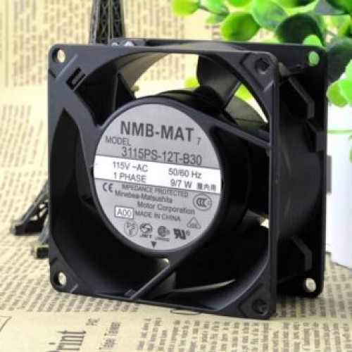 NMB 3115PS-12T-B30 115V double ball bearing fan NMB 3115PS-12T-B30 115V double ball bearing fan