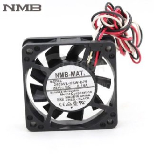 NMB 2406VL-C5W-B79 6015 60mm DC 24V 0.14A cooling fan NMB 2406VL-C5W-B79 6015 60mm DC 24V 0.14A cooling fan