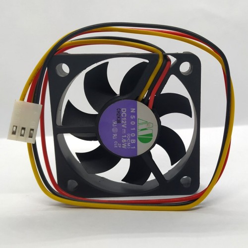 MD N5010B1 DC 12V 1.6W 3-wire CPU cooling fan MD N5010B1 DC 12V 1.6W 3-wire CPU cooling fan