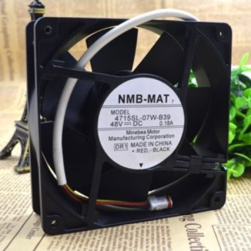 NMB 4715SL-07W-B39 48V 0.18A 3-lines cooling fan NMB 4715SL-07W-B39 48V 0.18A 3-lines cooling fan