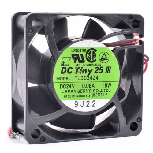 SERVO TUDC24Z4 DC24V 1.8W 60x60x25mm inverter silent cooling fan SERVO TUDC24Z4 DC24V 1.8W 60x60x25mm inverter silent cooling fan