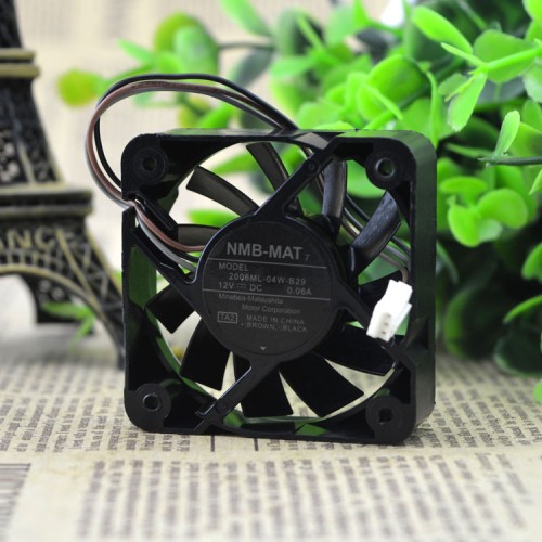 NMB 2006ML-04W-B29 12V 0.06A 5CM 3wire Projector cooling fan NMB 2006ML-04W-B29 12V 0.06A 5CM 3wire Projector cooling fan