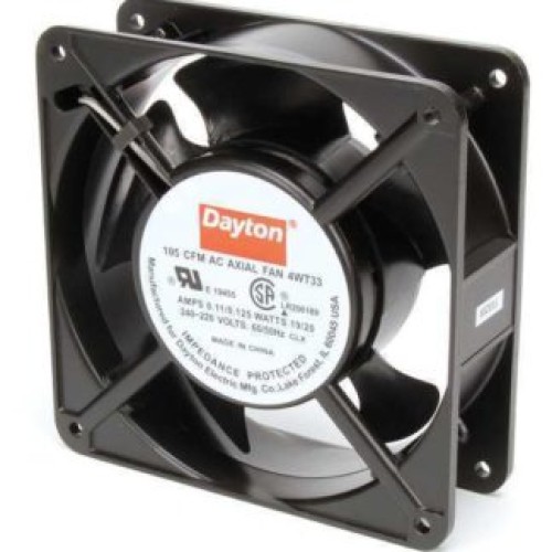 DAYTON 4WT33 230VAC 4-11/16&#8243; Square Axial cooling Fan