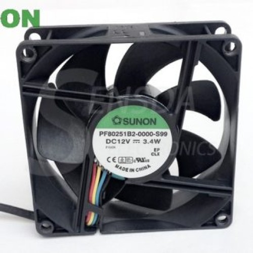 Sunon PF80251B2-0000-S99 12V 3.4W PWM tempreture control axial cooling fans Sunon PF80251B2-0000-S99 12V 3.4W PWM tempreture control axial cooling fans