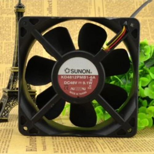 SUNON KD4812PMB1-6A DC48V 9.1W 12CM cooling fan SUNON KD4812PMB1-6A DC48V 9.1W 12CM cooling fan