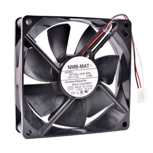 NMB 3610KL-04W-B69 12V DC 0.56A Double ball bearing fan NMB 3610KL-04W-B69 12V DC 0.56A Double ball bearing fan