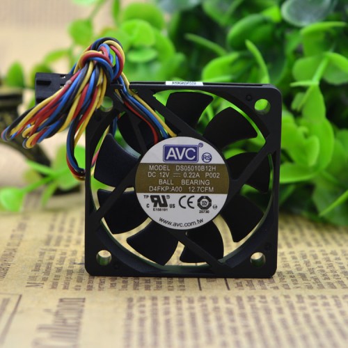 AVC DS05010B12H 12V 0.22A Double Ball 4-wire temperature controlled fan AVC DS05010B12H 12V 0.22A Double Ball 4-wire temperature controlled fan