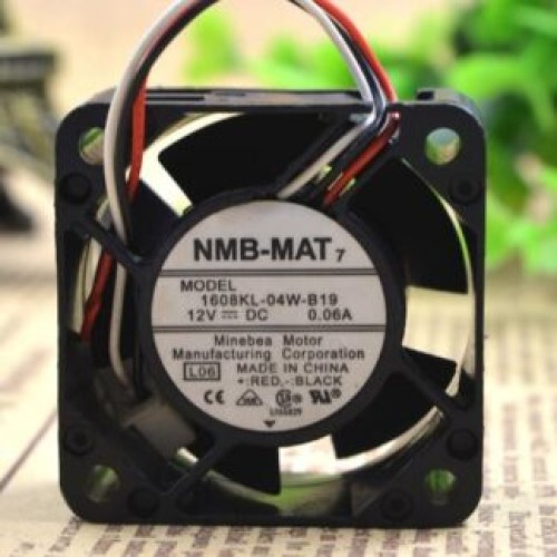 NMB-MAT 1608KL-04W-B19 4CM DC12V 0.06A 3-wire switch cooling fan NMB-MAT 1608KL-04W-B19 4CM DC12V 0.06A 3-wire switch cooling fan