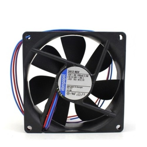 Ebmpapst 3412NGV 3412 NGV DC12V Server Square Cooling Fan