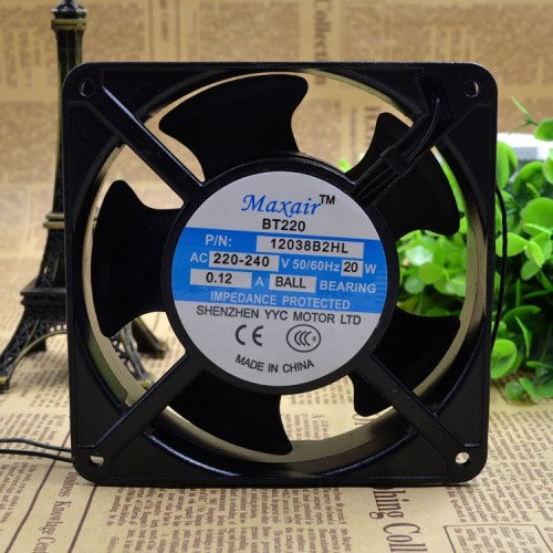 Maxair BT220 12038B2HL 20W 0.12A cooling fan Maxair BT220 12038B2HL 20W 0.12A cooling fan