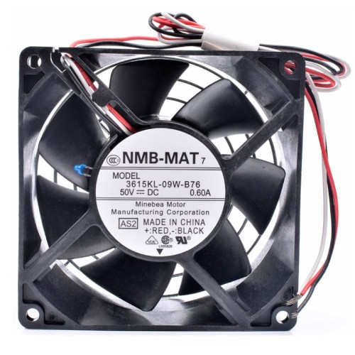 NMB 3615KL-09W-B76 DC50V 0.60A temperature control server cooling fan NMB 3615KL-09W-B76 DC50V 0.60A temperature control server cooling fan
