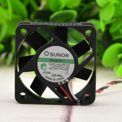 SUNON KDE2404PFV3 24V 0.9W 4CM 3line cooling fan
