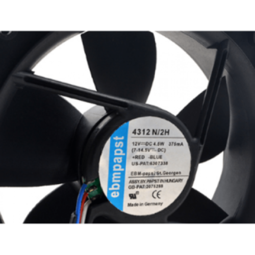 Ebmpapst TYP 4312 N/2H 12V 4.5W 12CM cooling fan Ebmpapst TYP 4312 N/2H 12V 4.5W 12CM cooling fan