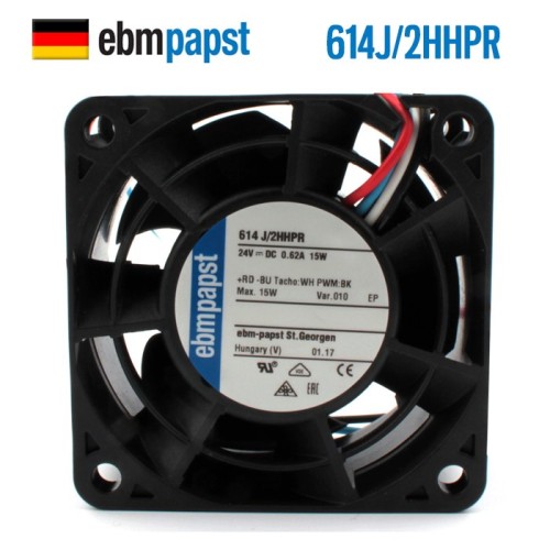 ebmpapst 614J/2HHPR 24V 15W ball bearing cooling fan ebmpapst 614J/2HHPR 24V 15W ball bearing cooling fan