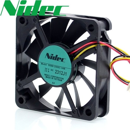 Nidec D06R-24SS1 0.12A 24V 60*60*15mm 3-wire inverter fan Nidec D06R-24SS1 0.12A 24V 60*60*15mm 3-wire inverter fan