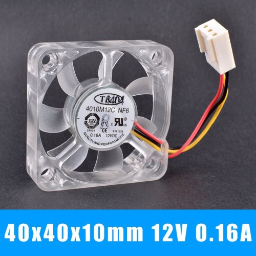 T&#038;T 4010M12C NF6 12V 0.16A Ball bearing North and South Bridge cooling fan