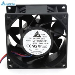 Delta QFR0912UHE DC12v 2.40A 4-pin pwm inverter axial cooling fan
