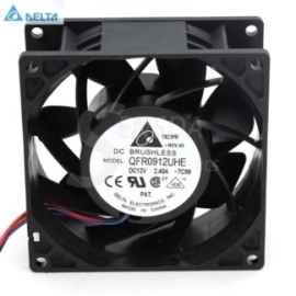 Delta QFR0912UHE DC12v 2.40A 4-pin pwm inverter axial cooling fan