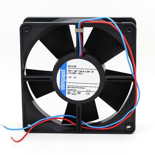 ebmpapst 4314M 2.6W DC24V 0.11A cooling fan ebmpapst 4314M 2.6W DC24V 0.11A cooling fan