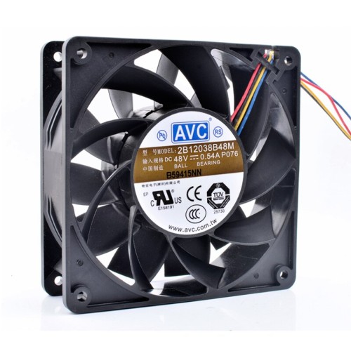 AVC 2B12038B48M DC48V 0.54A 4line server inverter cooling fan AVC 2B12038B48M DC48V 0.54A 4line server inverter cooling fan