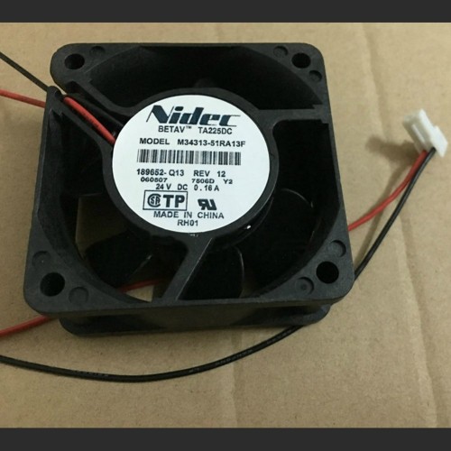 NIDEC M34313-51RA13F 60*60*25 24V 0.16A Inverter cooling fan NIDEC M34313-51RA13F 60*60*25 24V 0.16A Inverter cooling fan