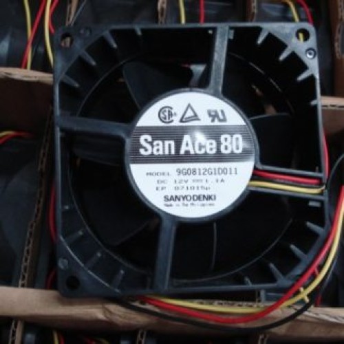 SANYO 9G0812G1D011 12V 1.1A dual ball bearing cooling fan SANYO 9G0812G1D011 12V 1.1A dual ball bearing cooling fan
