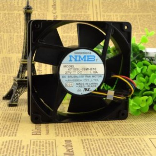 NMB 4715SL-09W-B76 27V 1.10A 12038 cooling fan NMB 4715SL-09W-B76 27V 1.10A 12038 cooling fan